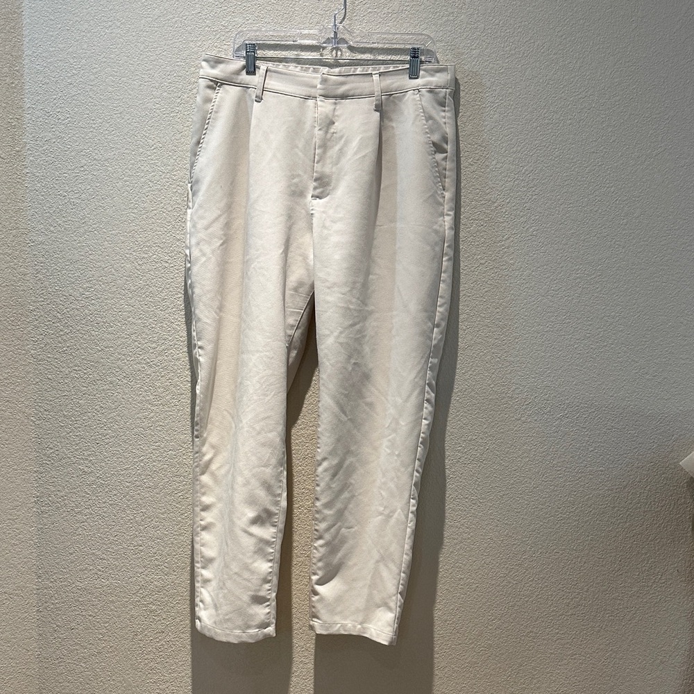 Abercrombie & Fitch Cream Pants size. Large
